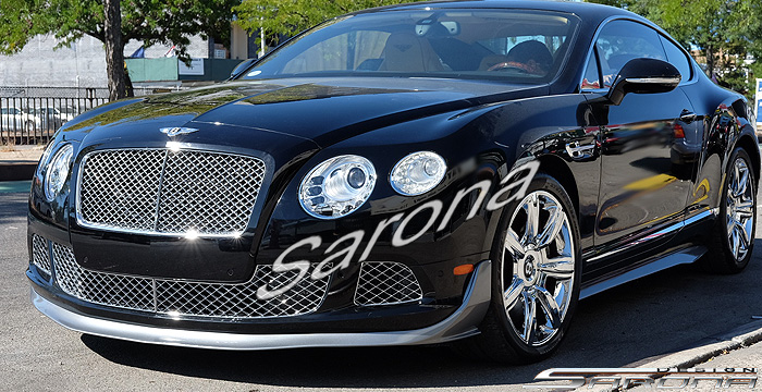 Custom Bentley GTC  Convertible Front Add-on Lip (2011 - 2017) - Call for price (Part #BT-018-FA)